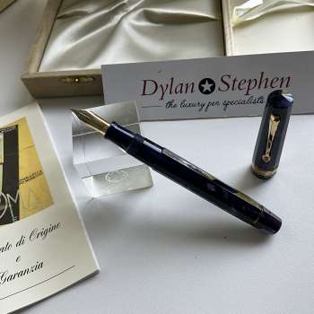 Omas Extra Royal Blue Paragon Celluloid fountain pen