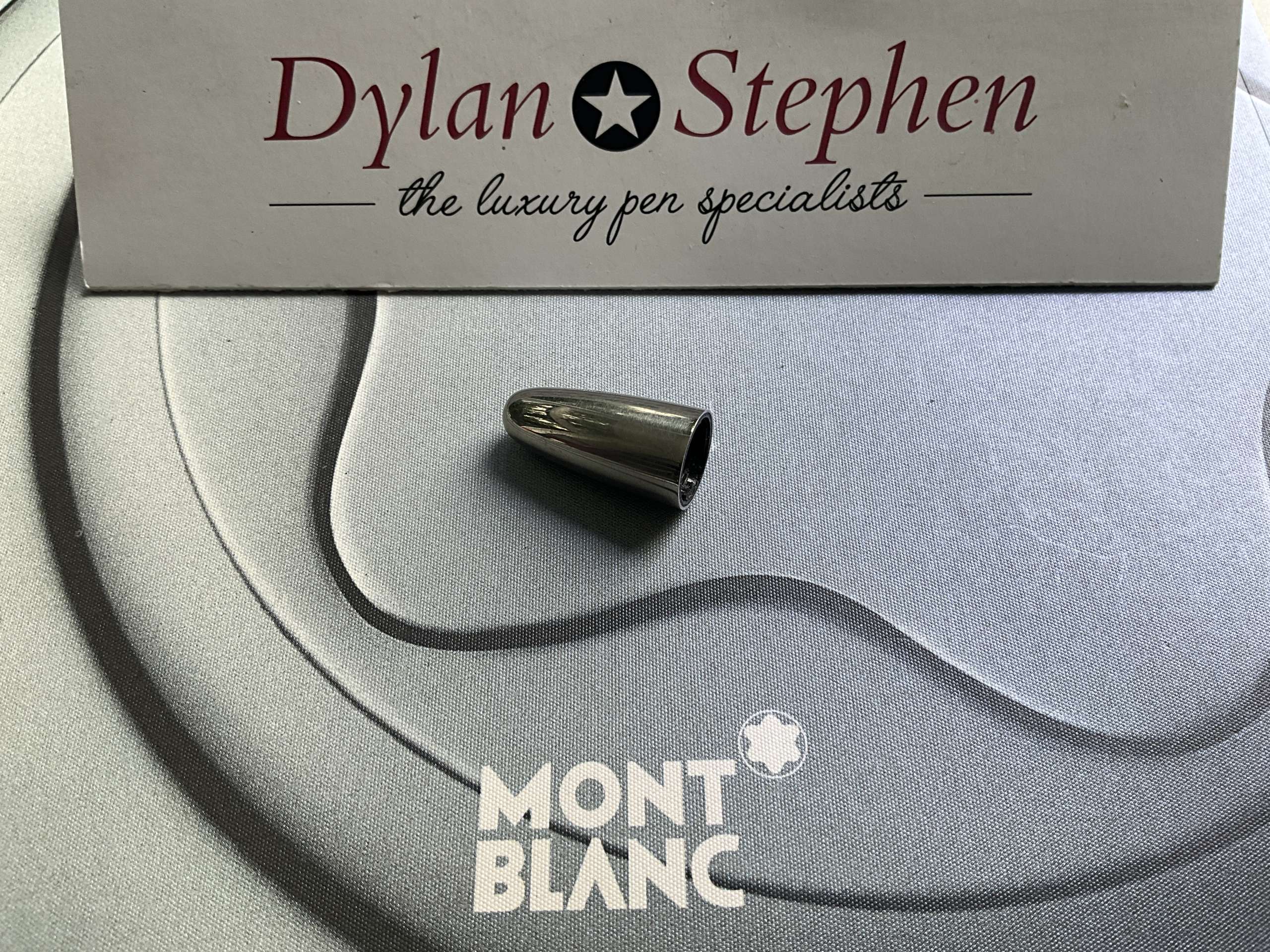 Montblanc Meisterstuck legrand 146 solitaire steel fountain pen cone section - Image 2