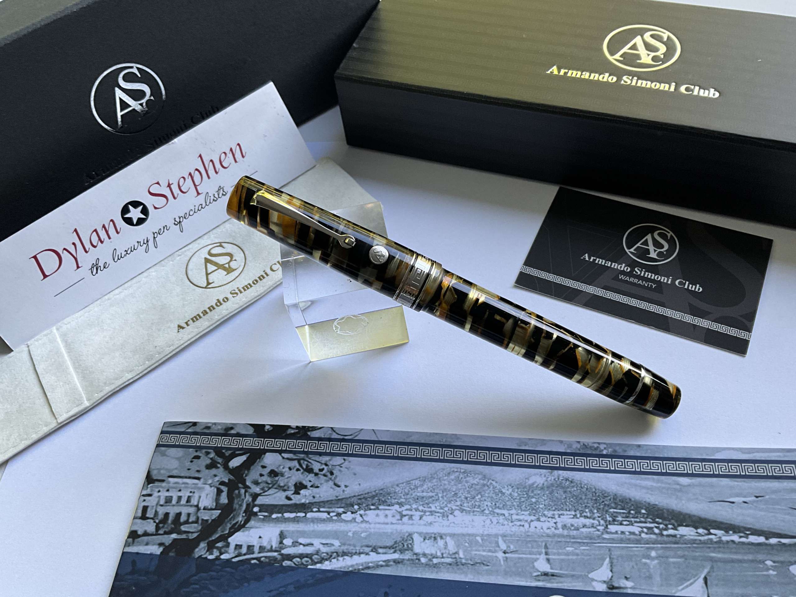 Armando Simoni Club ASC Oversized Extra yellow Lucens Limited Edition fountain pen - Image 6