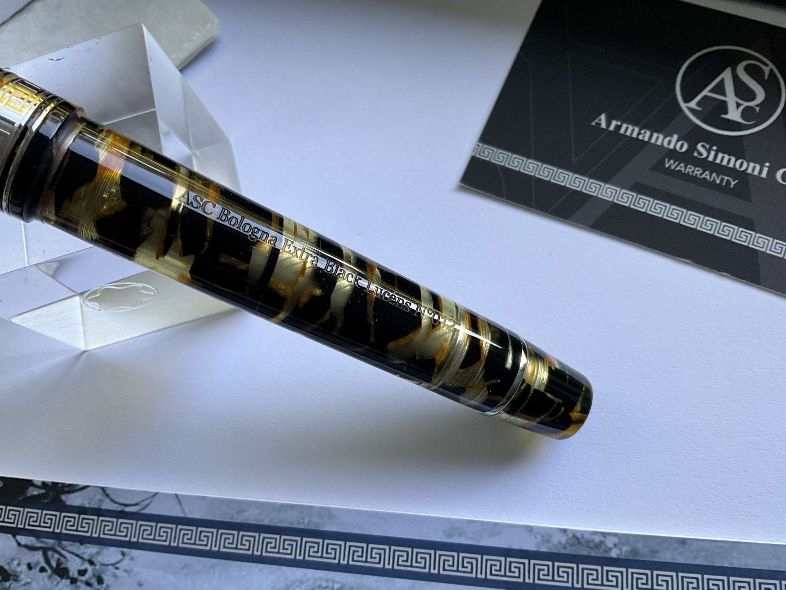 Armando Simoni Club ASC Oversized Extra yellow Lucens Limited Edition fountain pen - Image 3