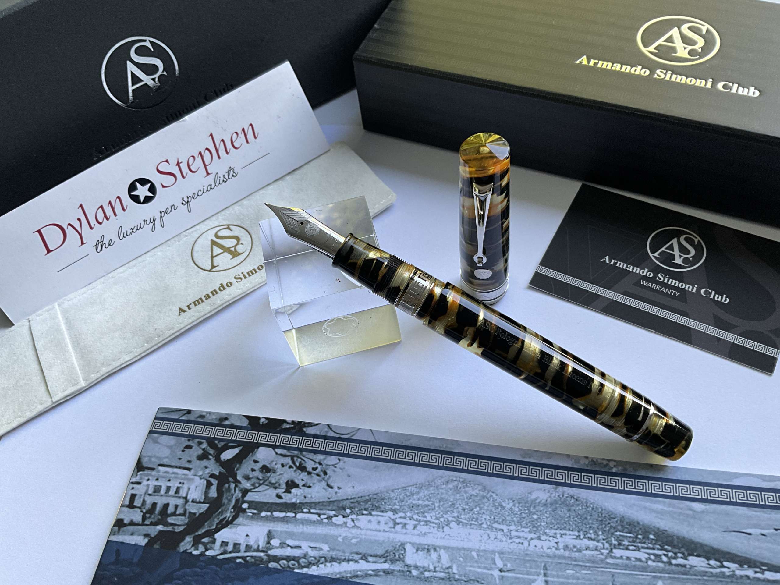 Armando Simoni Club ASC Oversized Extra yellow Lucens Limited Edition fountain pen - Image 5