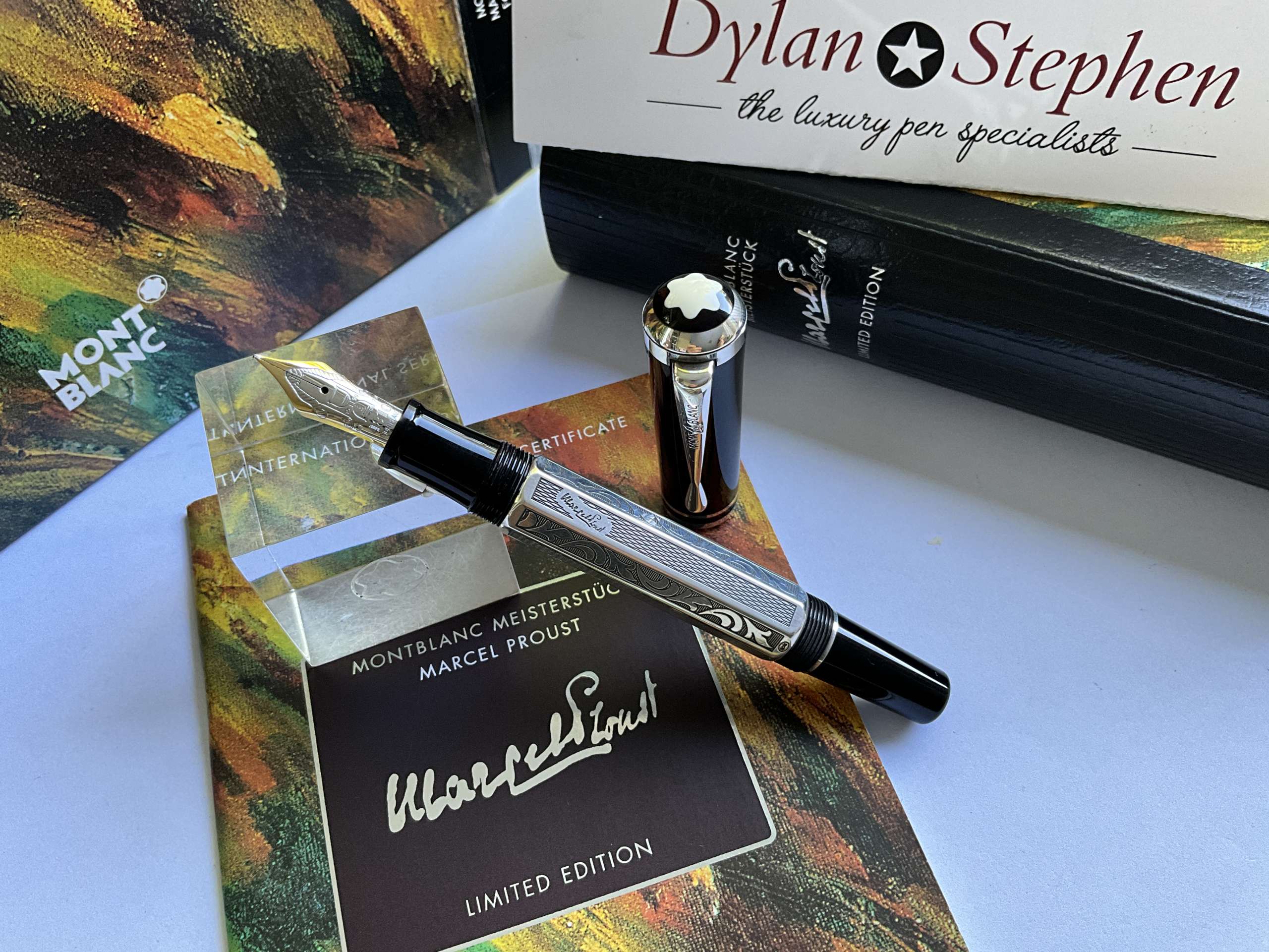 Montblanc writers limited edition Marcel Proust fountain pen