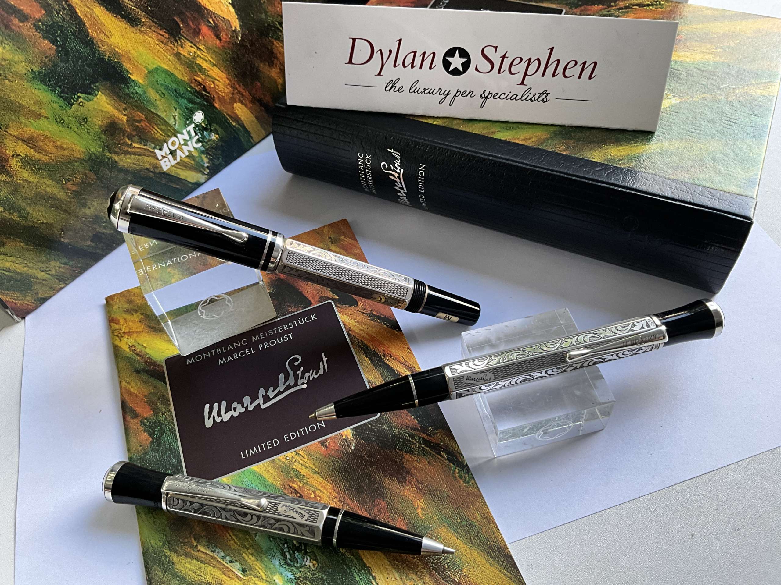 Montblanc writers limited edition Marcel Proust writing pen set - Image 5