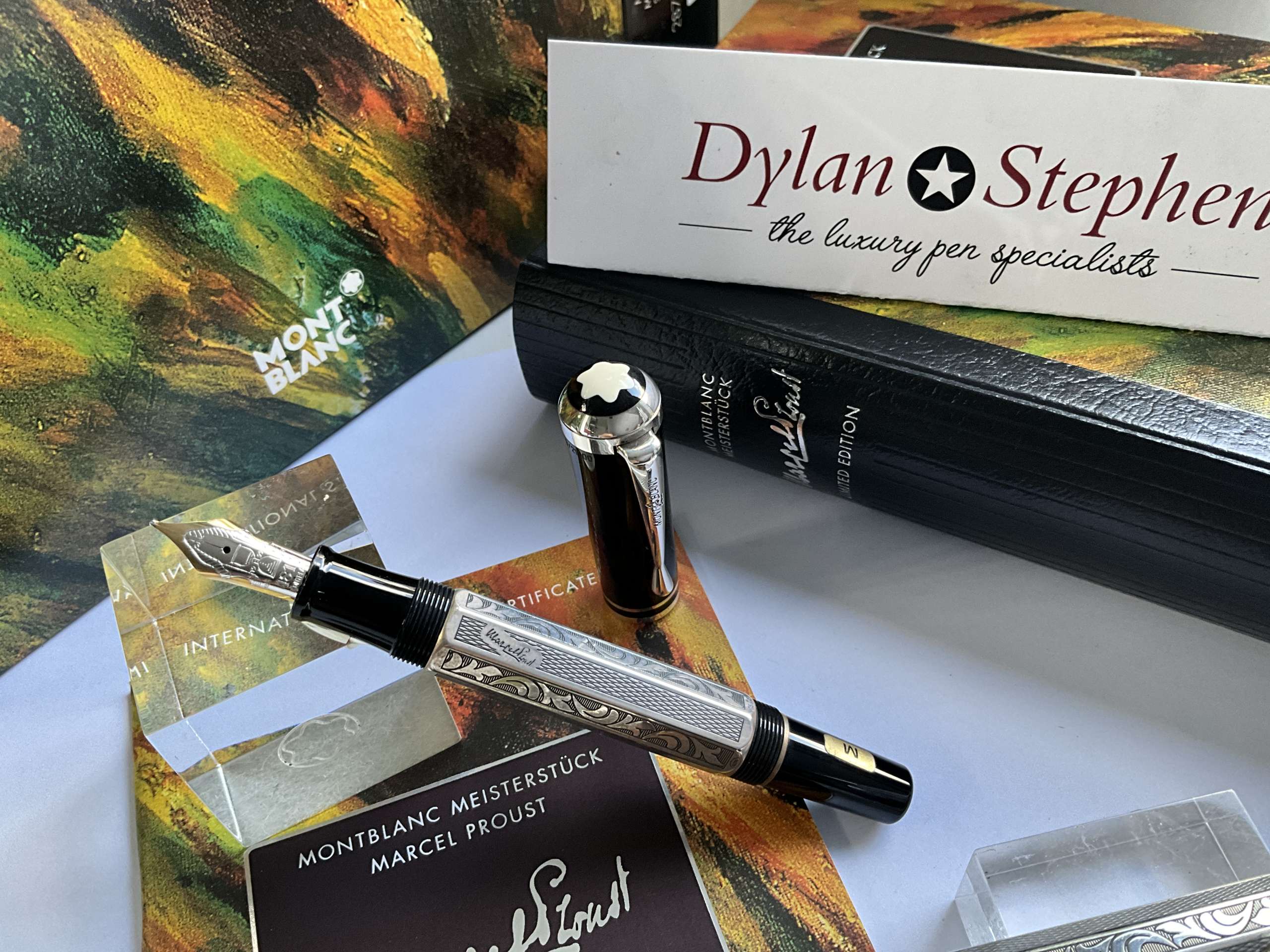 Montblanc writers limited edition Marcel Proust writing pen set - Image 3