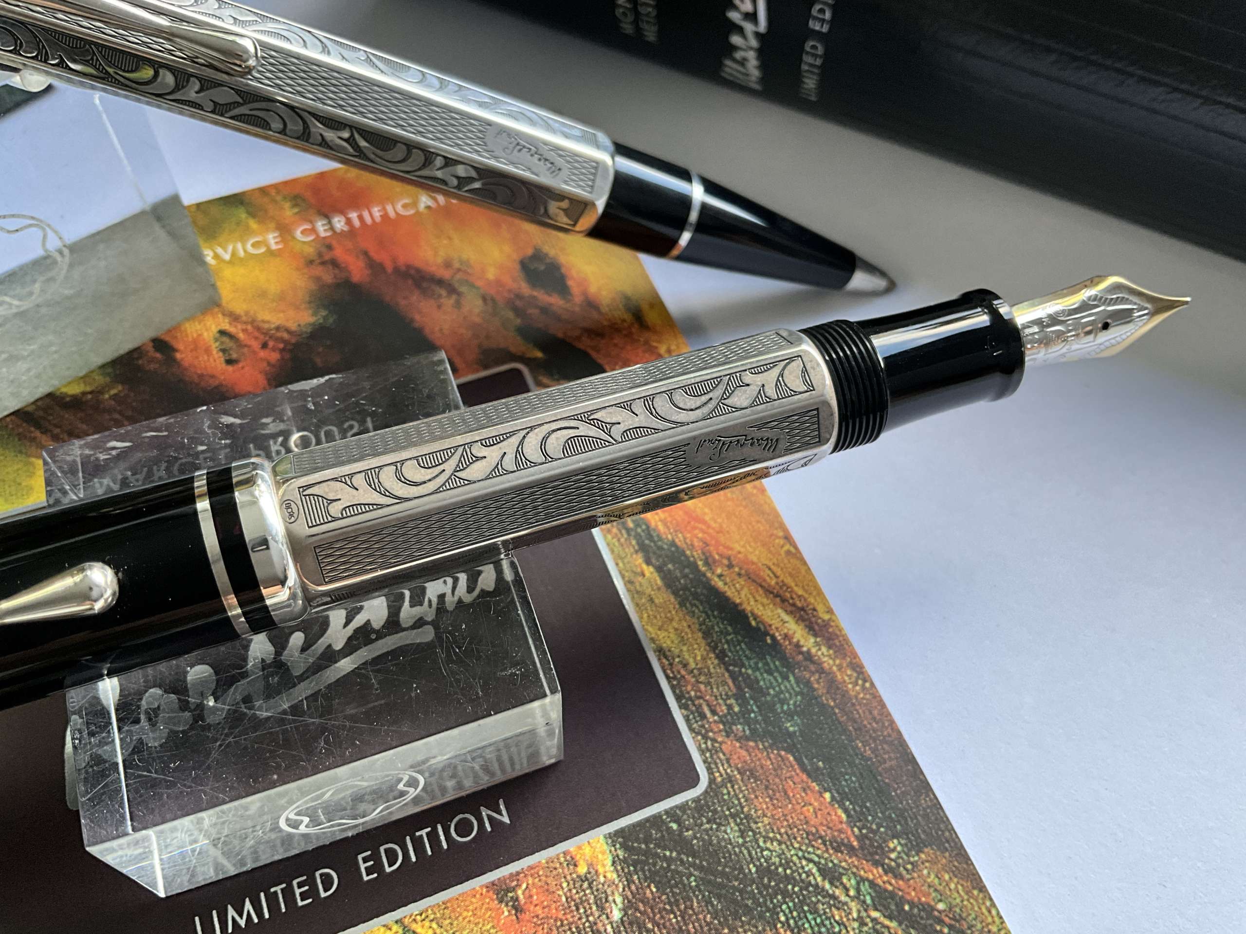 Montblanc writers limited edition Marcel Proust writing pen set - Image 8
