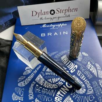 Montegrappa Brain 18K solid gold Limited Edition Fountain Pen