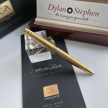 Caran d'Ache Collection Privee gold plated Limited Edition ballpoint pen
