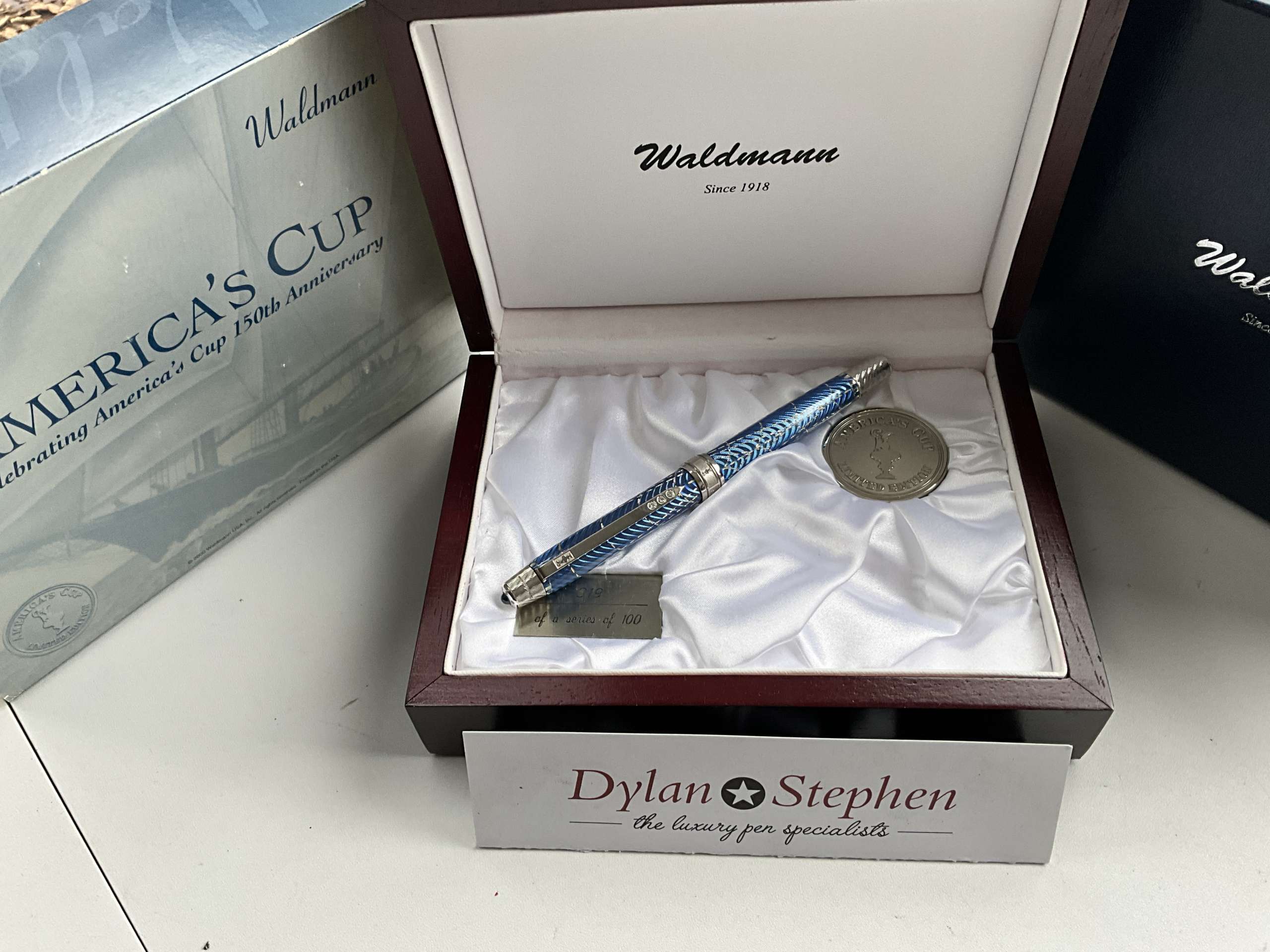Waldmann America's Cup 150th Anniversary Limited Edition rollerball pen - Image 6
