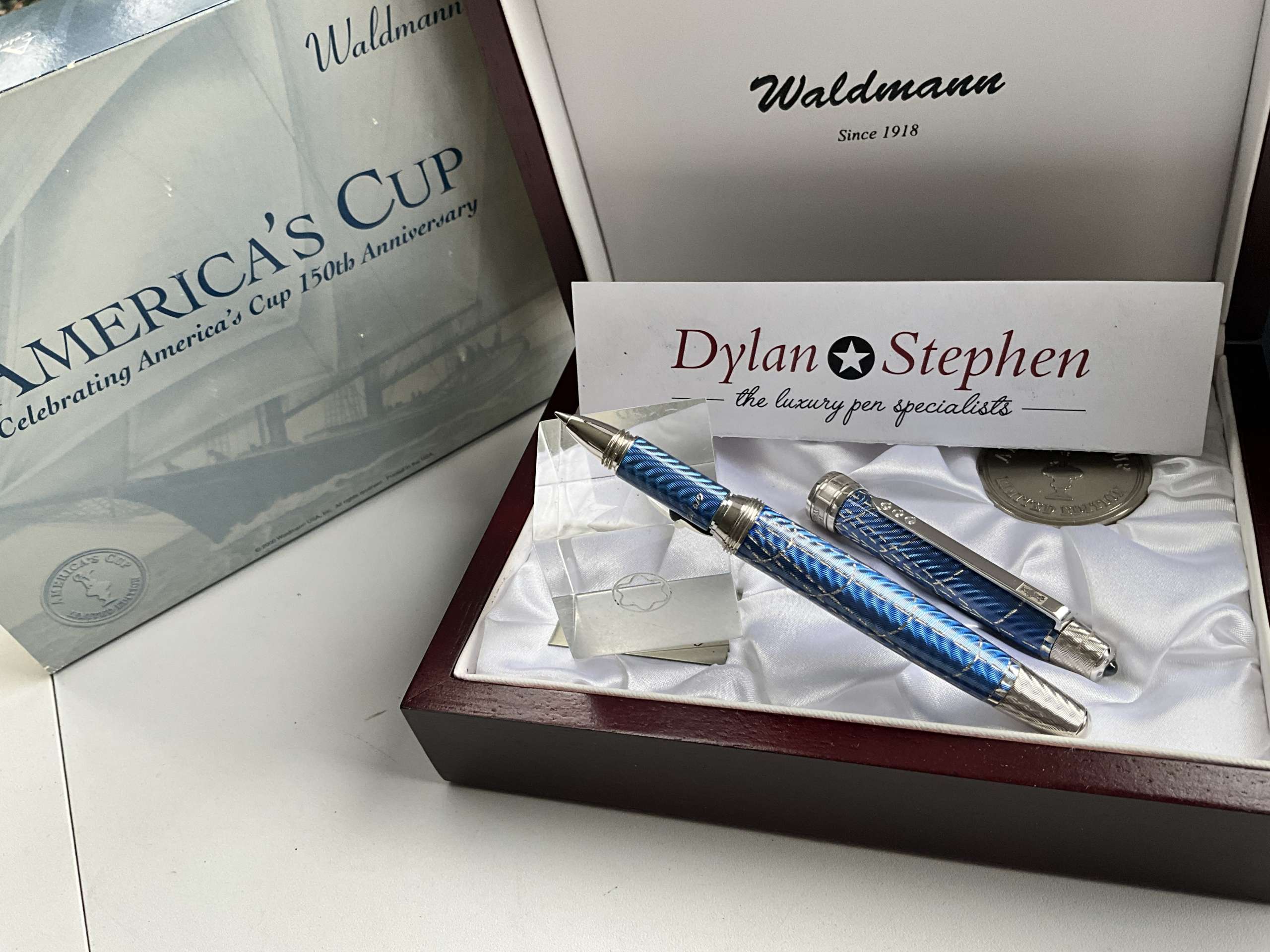 Waldmann America's Cup 150th Anniversary Limited Edition rollerball pen