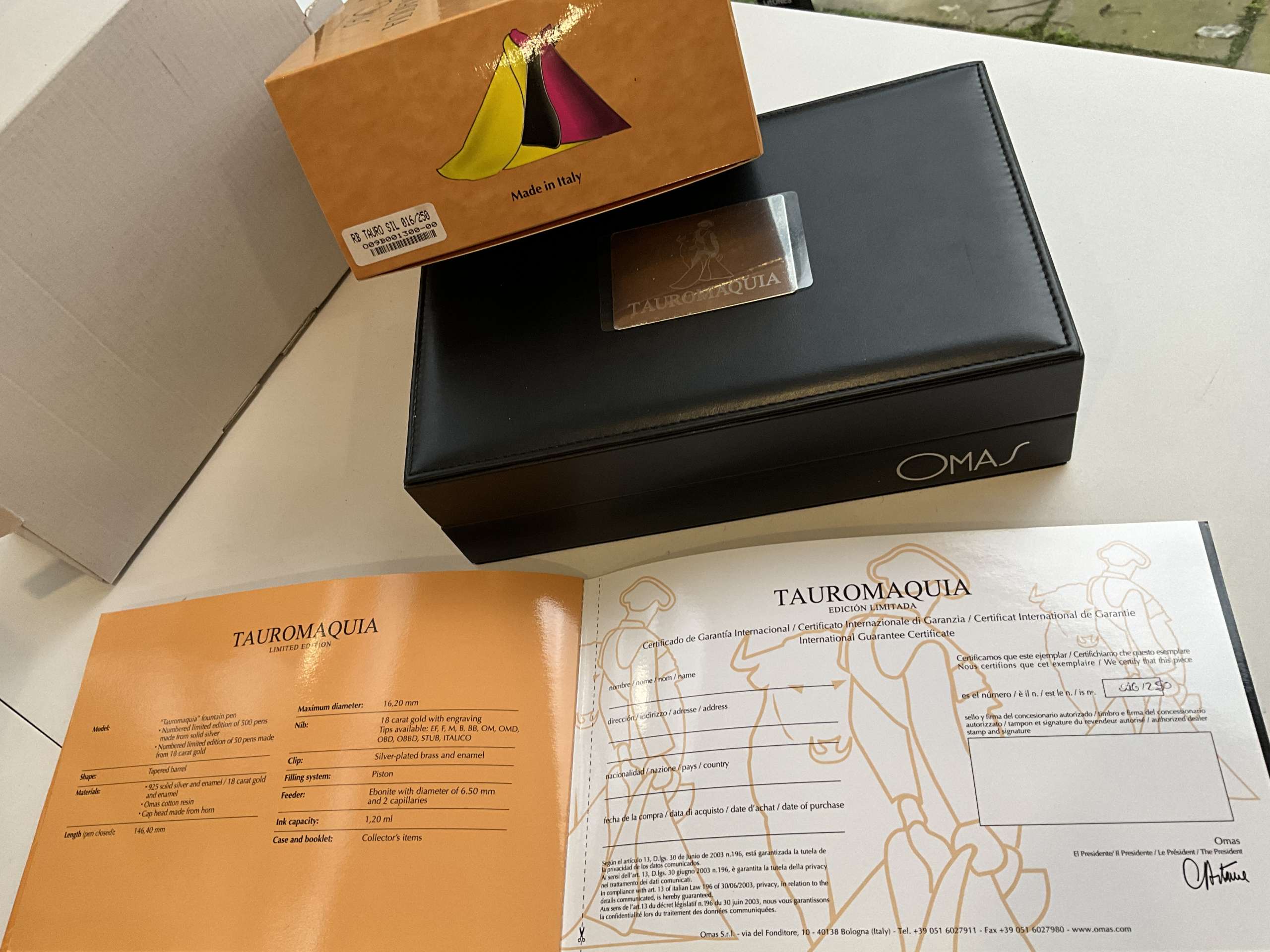 Omas Tauromaquia Limited Edition rollerball pen - Image 8