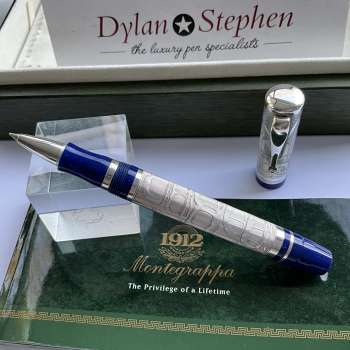 Montegrappa Cosmopolitan Art Nouveau Sterling Silver Limited Edition rollerball pen