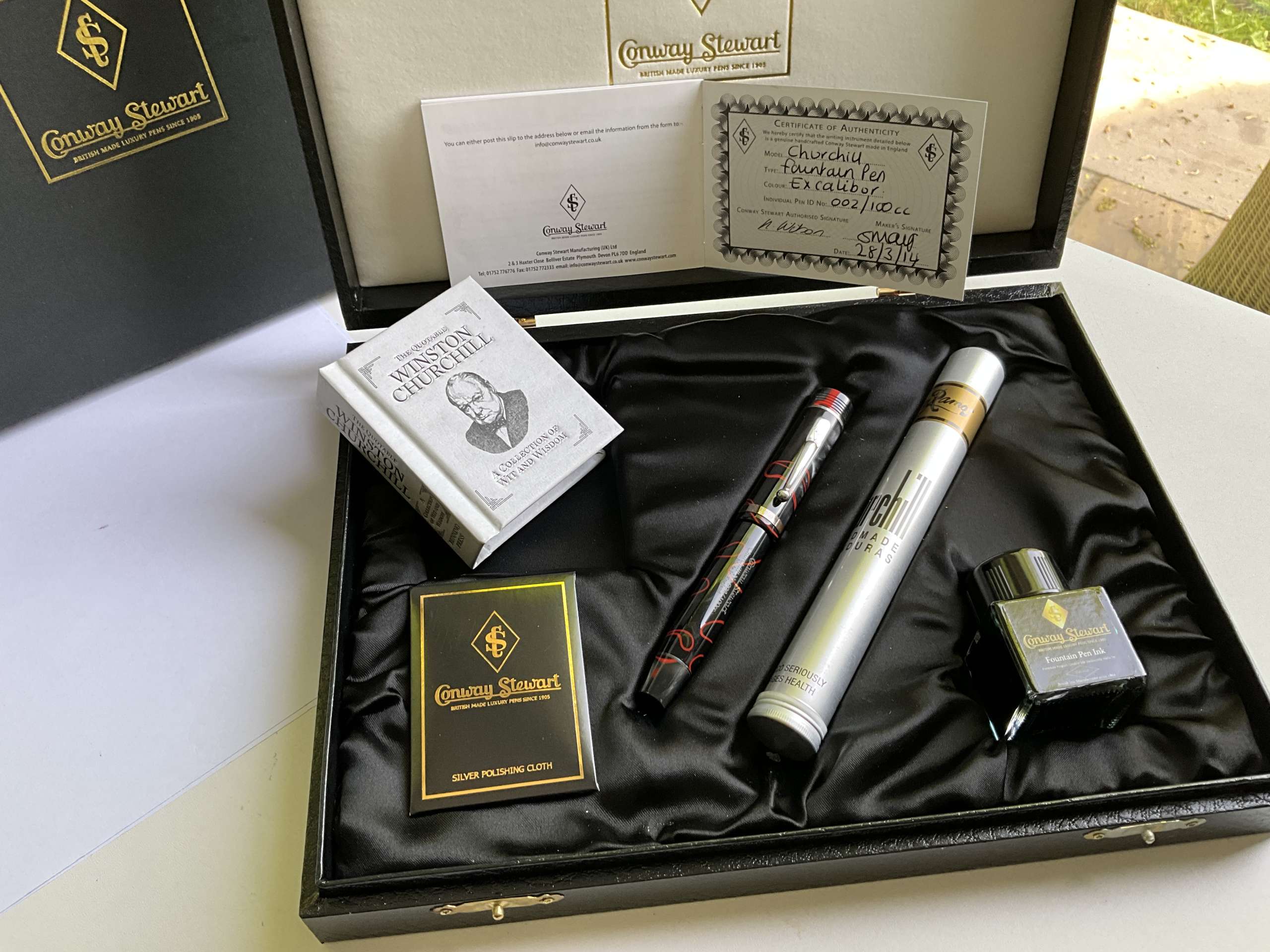 Conway Stewart Churchill Excalibur Limited Edition fountain pen - Image 6