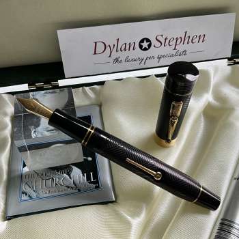 Conway Stewart Churchill Ebonite collection Limited Edition fountain pen