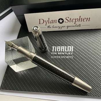 Tibaldi for Bentley Super sports carbon fiber Limited Edition fountain pen