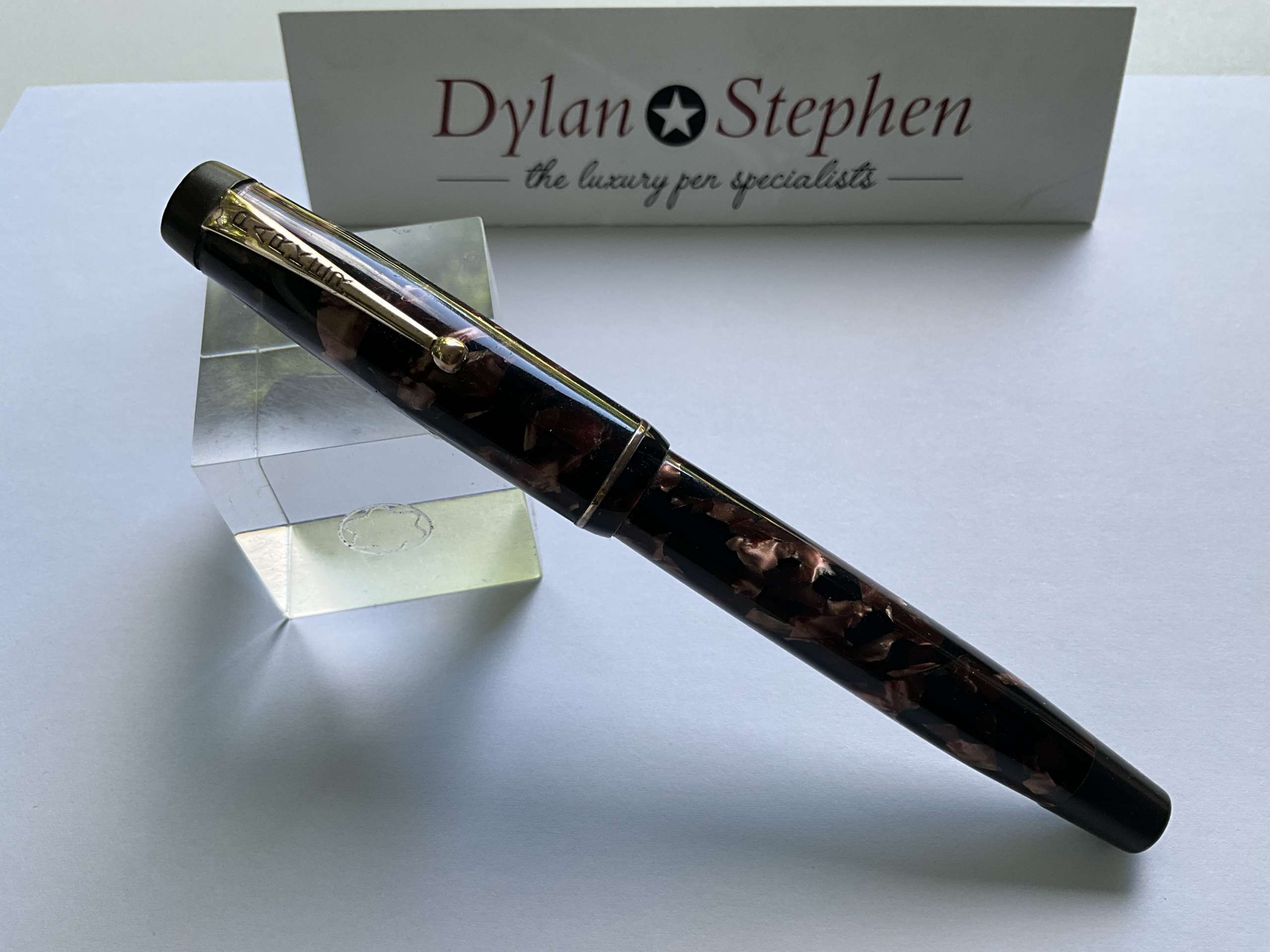 Parker Duofold Senior Burgundy Marble vintage fountain pen - Image 6