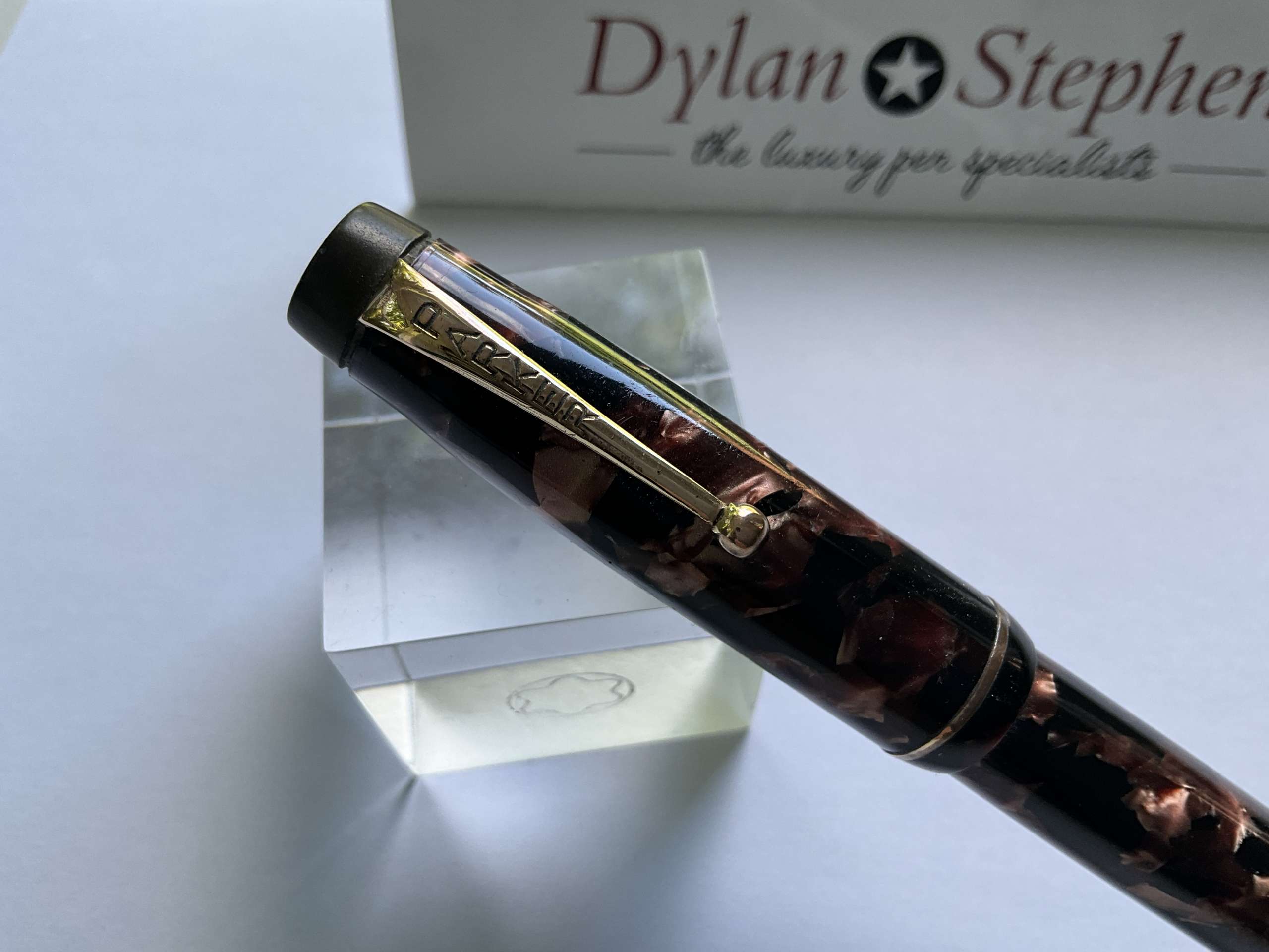 Parker Duofold Senior Burgundy Marble vintage fountain pen - Image 4
