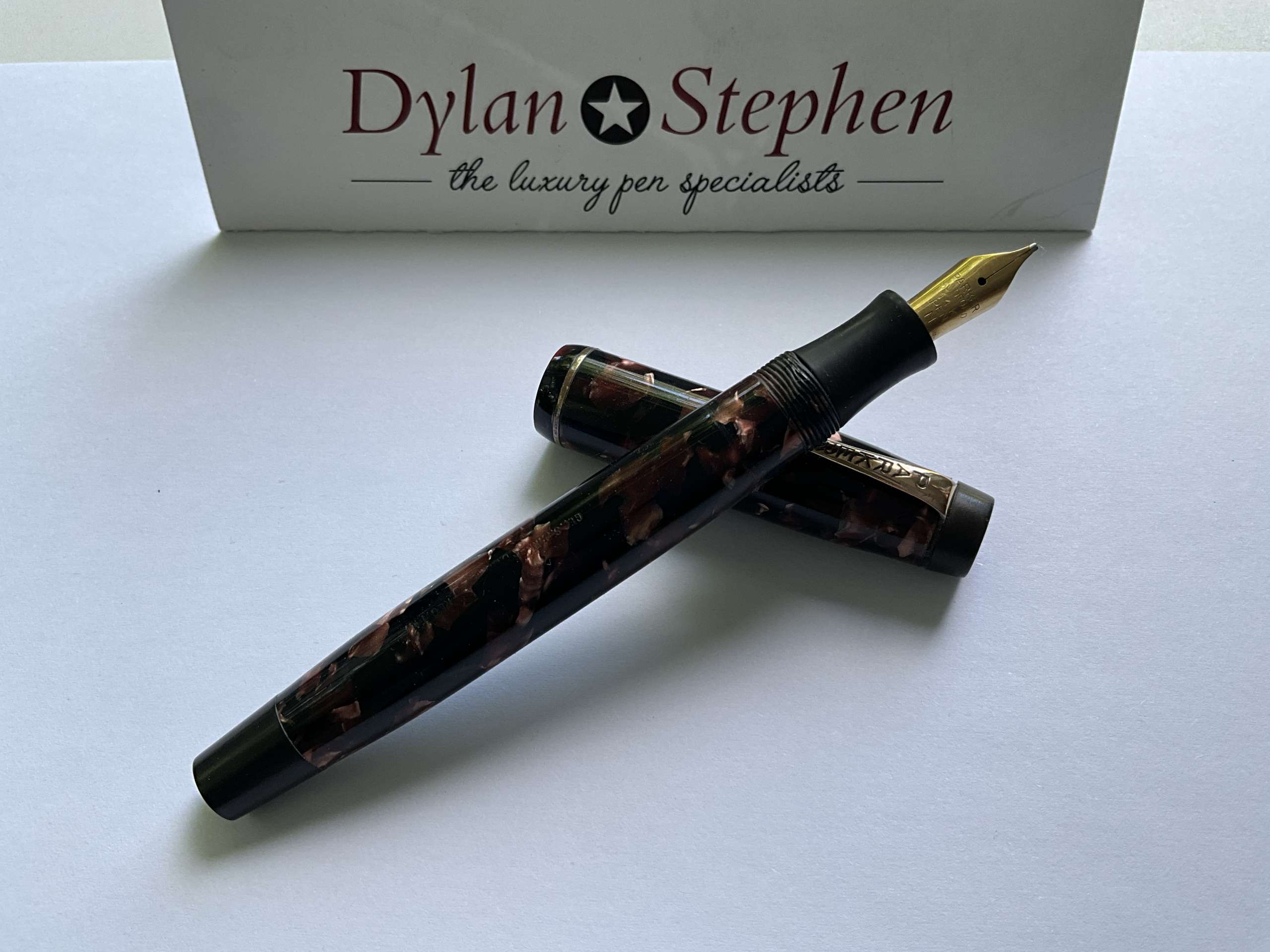 Parker Duofold Senior Burgundy Marble vintage fountain pen - Image 5