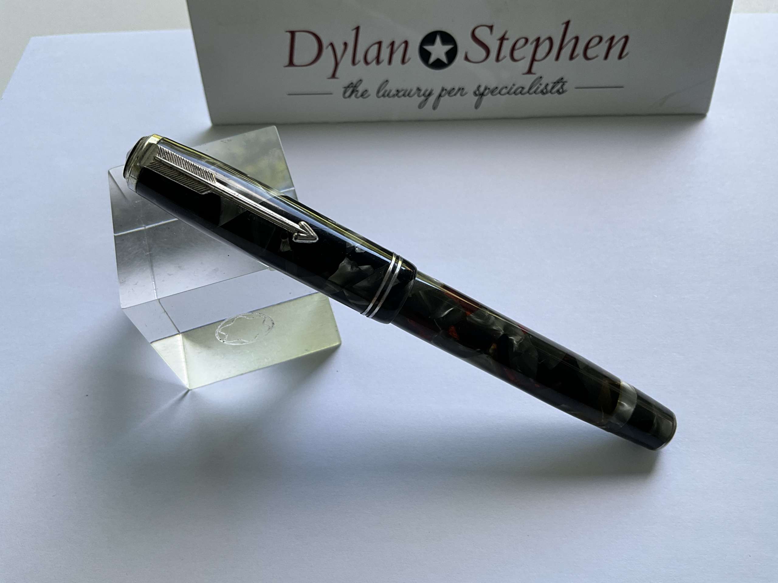Parker Junior Vacumatic Grey Marble vintage fountain pen - Image 5