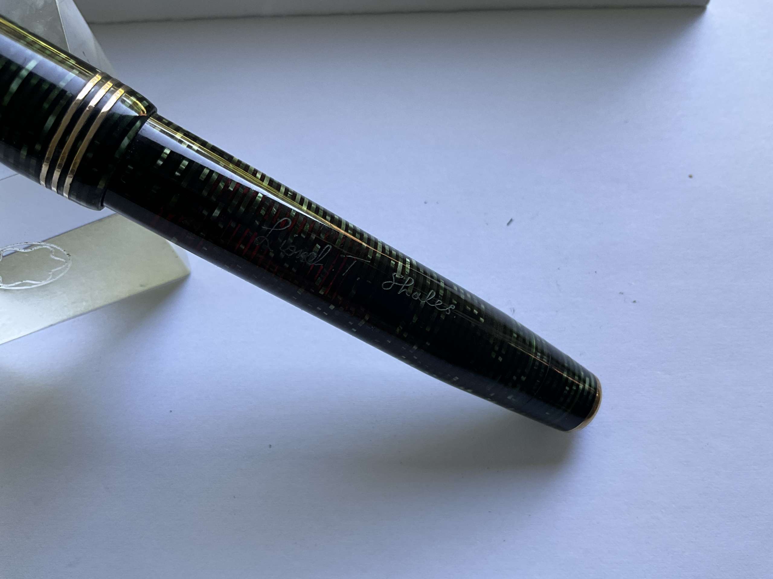 Parker Oversize Vacumatic Emerald Pearl vintage fountain pen - Image 5