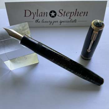 Parker Oversize Vacumatic Emerald Pearl vintage fountain pen