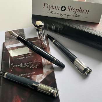 Montblanc writers limited edition Charles Dickens fountain pen set