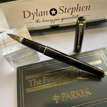 Parker 75 Premier Chinese Brown lacquer fountain pen