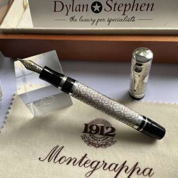 Montegrappa Cosmopolitan Batik Sterling Silver Limited Edition fountain pen