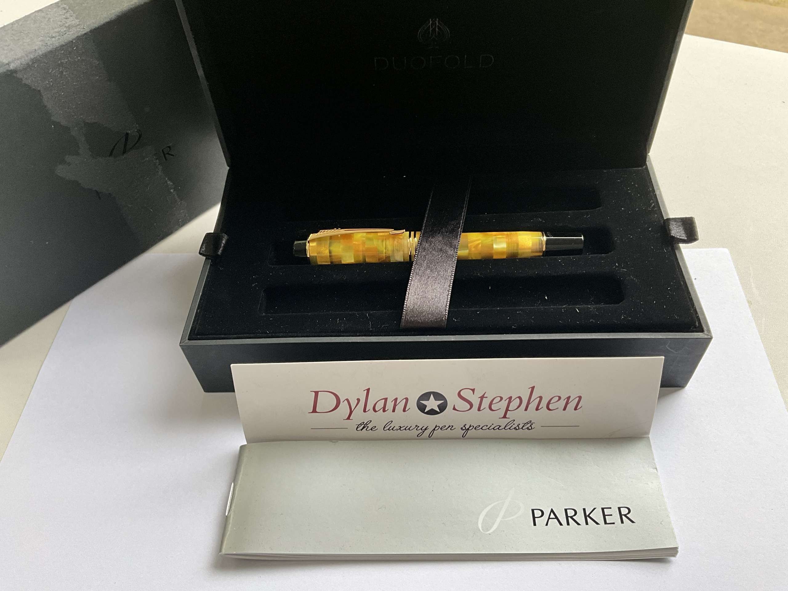 Parker Duofold Demi Citrine fountain pen - Image 6