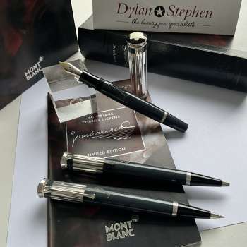 Montblanc writers limited edition Charles Dickens fountain pen set