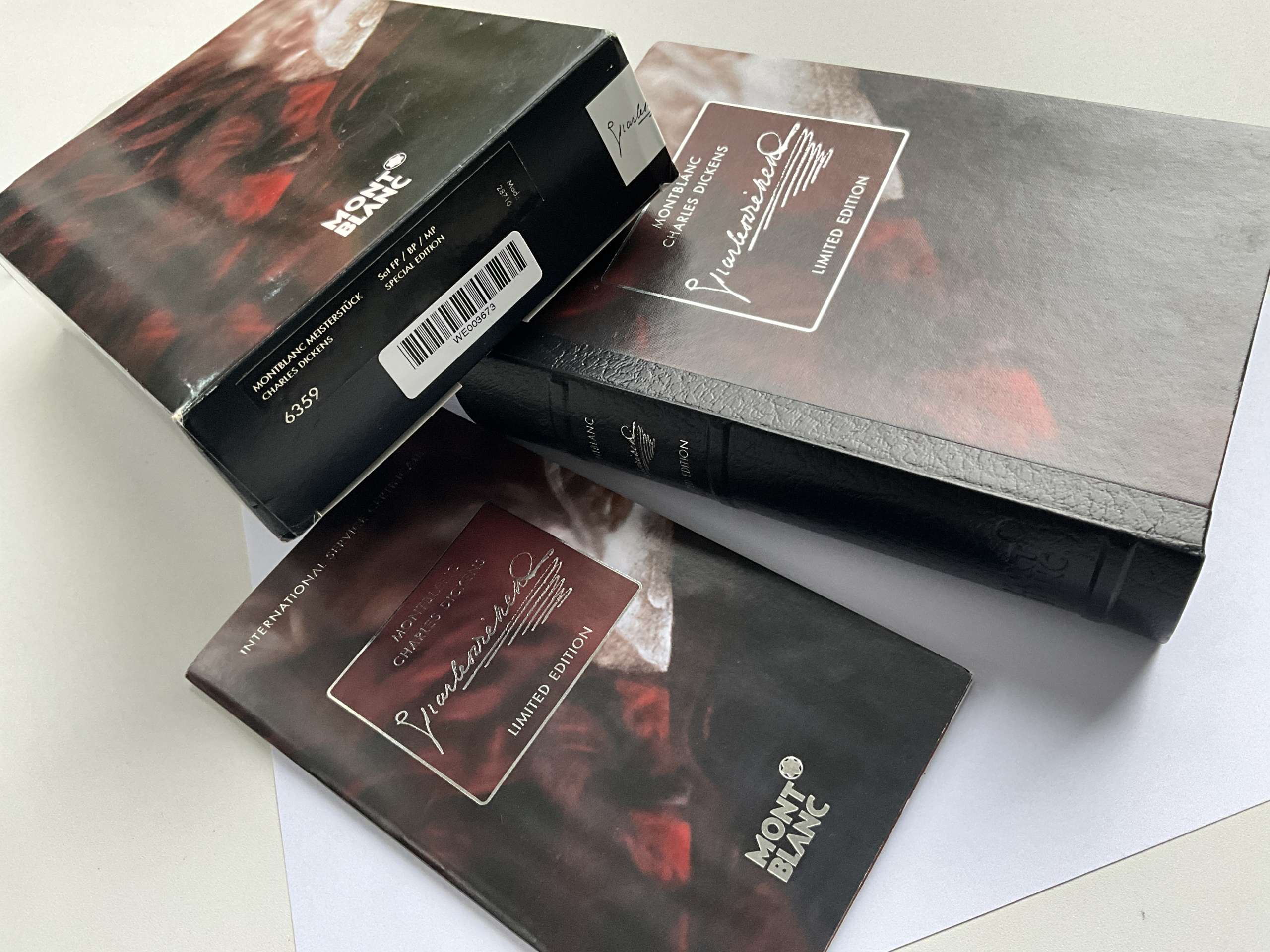 Montblanc writers limited edition Charles Dickens fountain pen set - Image 10