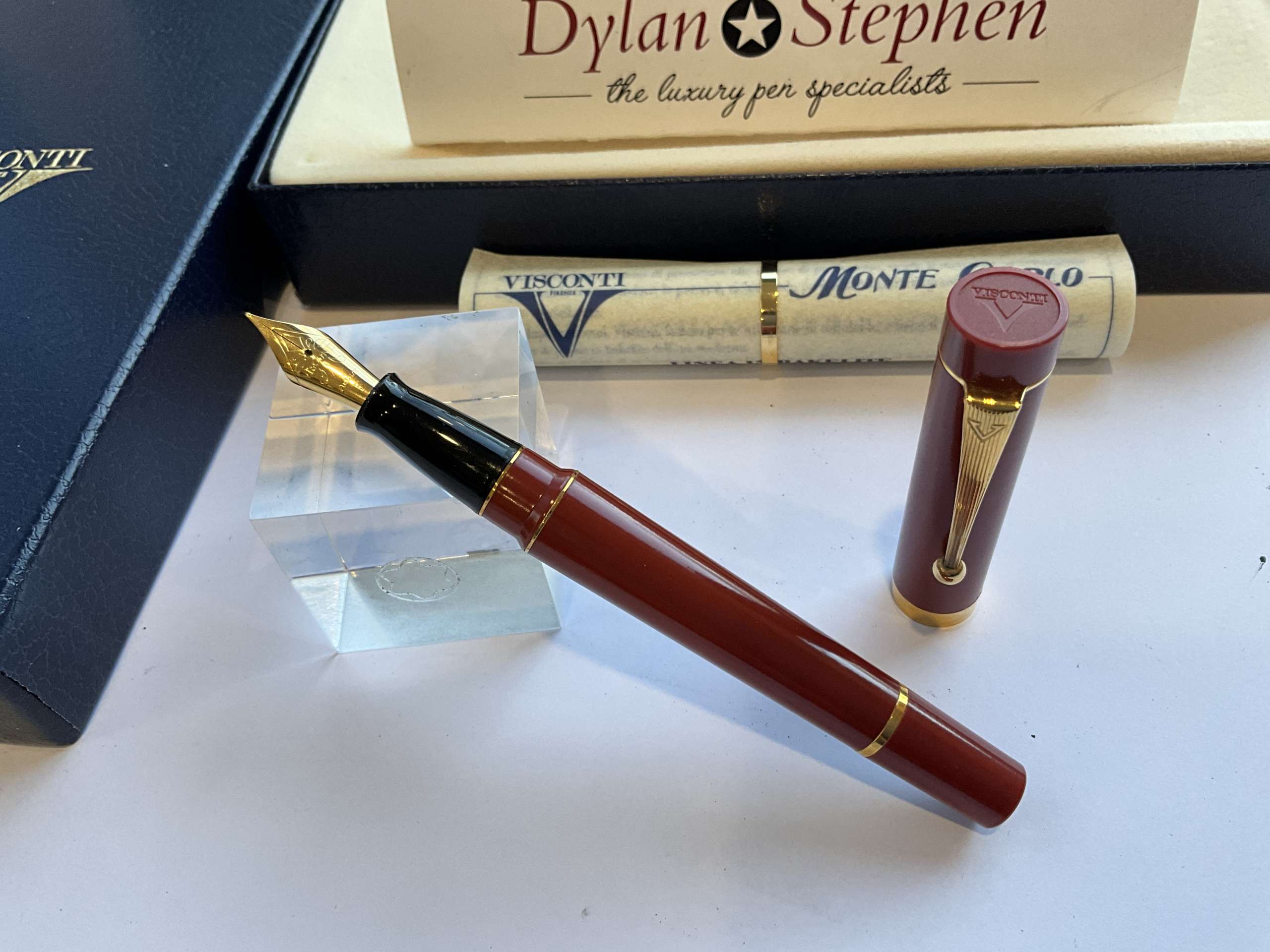 Visconti Monte Carlo Terracotta fountain pen