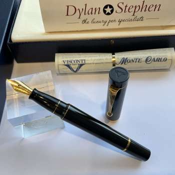 Visconti Monte Carlo Black fountain pen