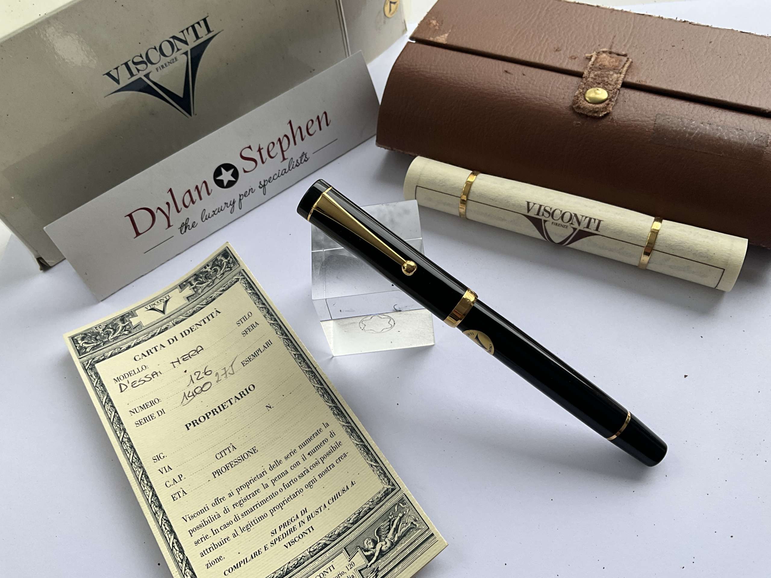 Visconti D'Essai Nera Limited Edition Fountain Pen - Image 4