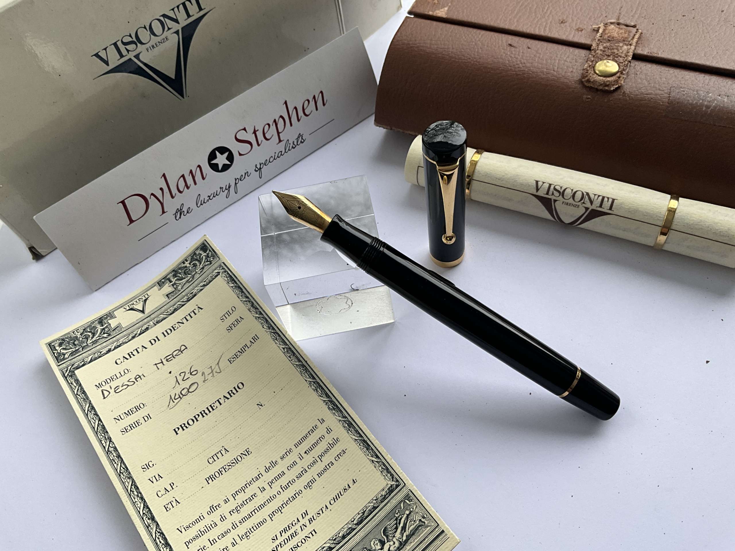 Visconti D'Essai Nera Limited Edition Fountain Pen