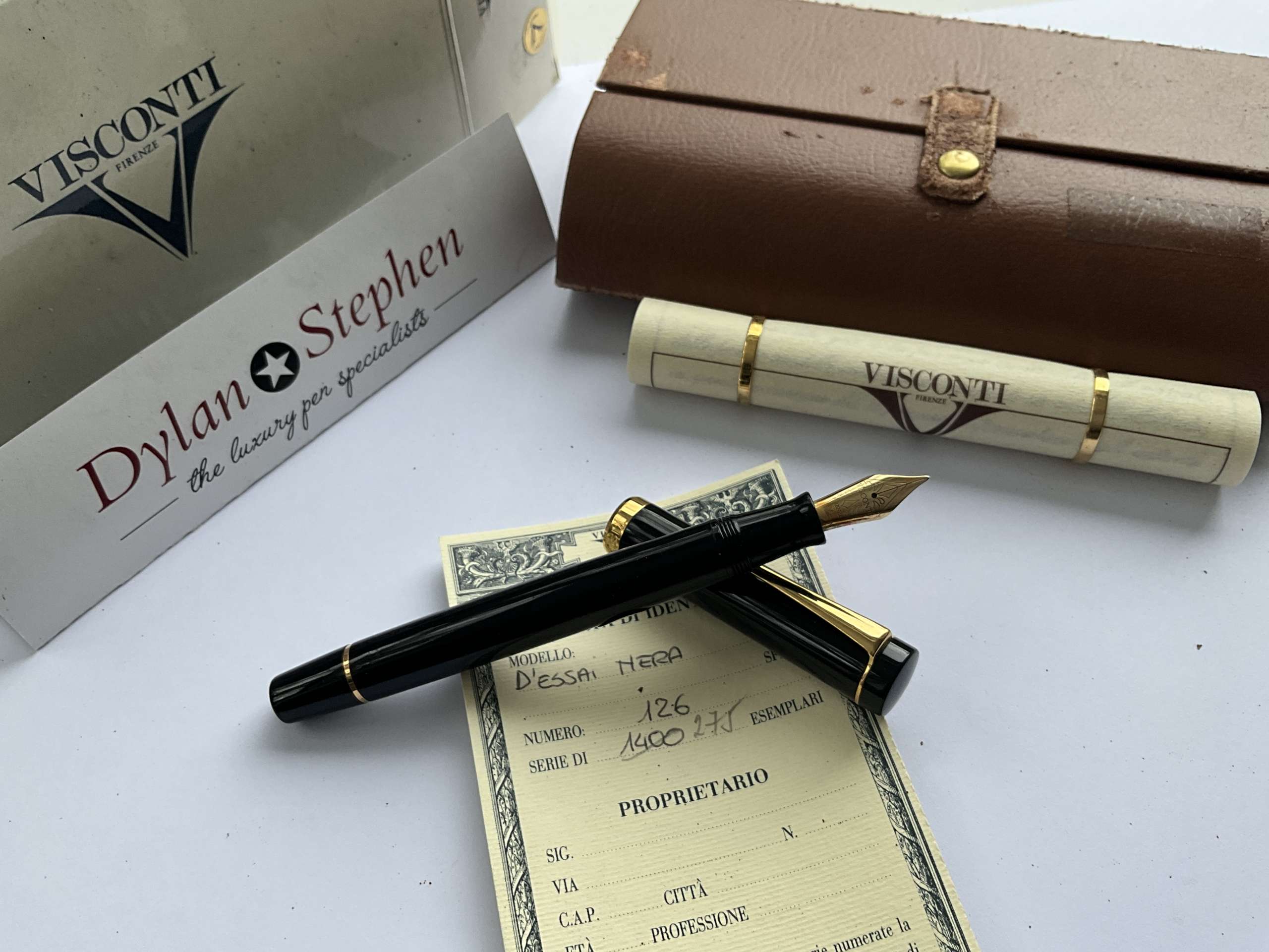 Visconti D'Essai Nera Limited Edition Fountain Pen - Image 3