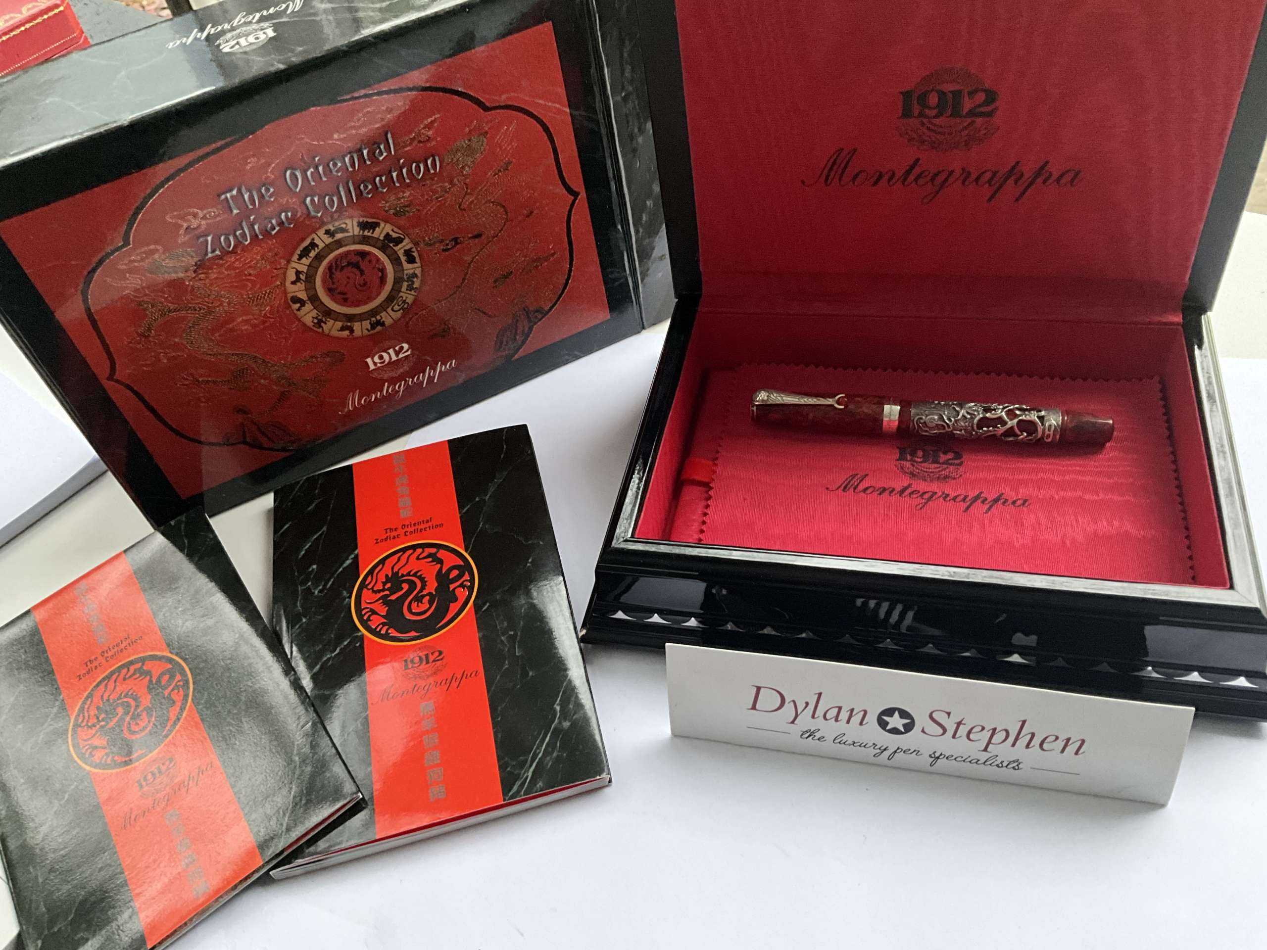 Montegrappa Oriental Zodiac The Dragon 925 Sterling Silver Limited Edition Fountain pen - Image 8