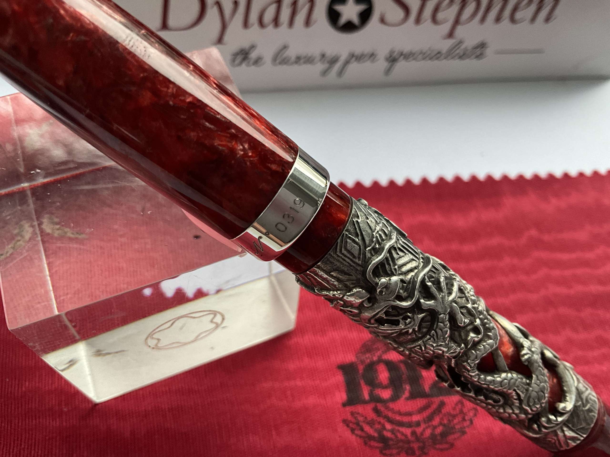 Montegrappa Oriental Zodiac The Dragon 925 Sterling Silver Limited Edition Fountain pen - Image 4