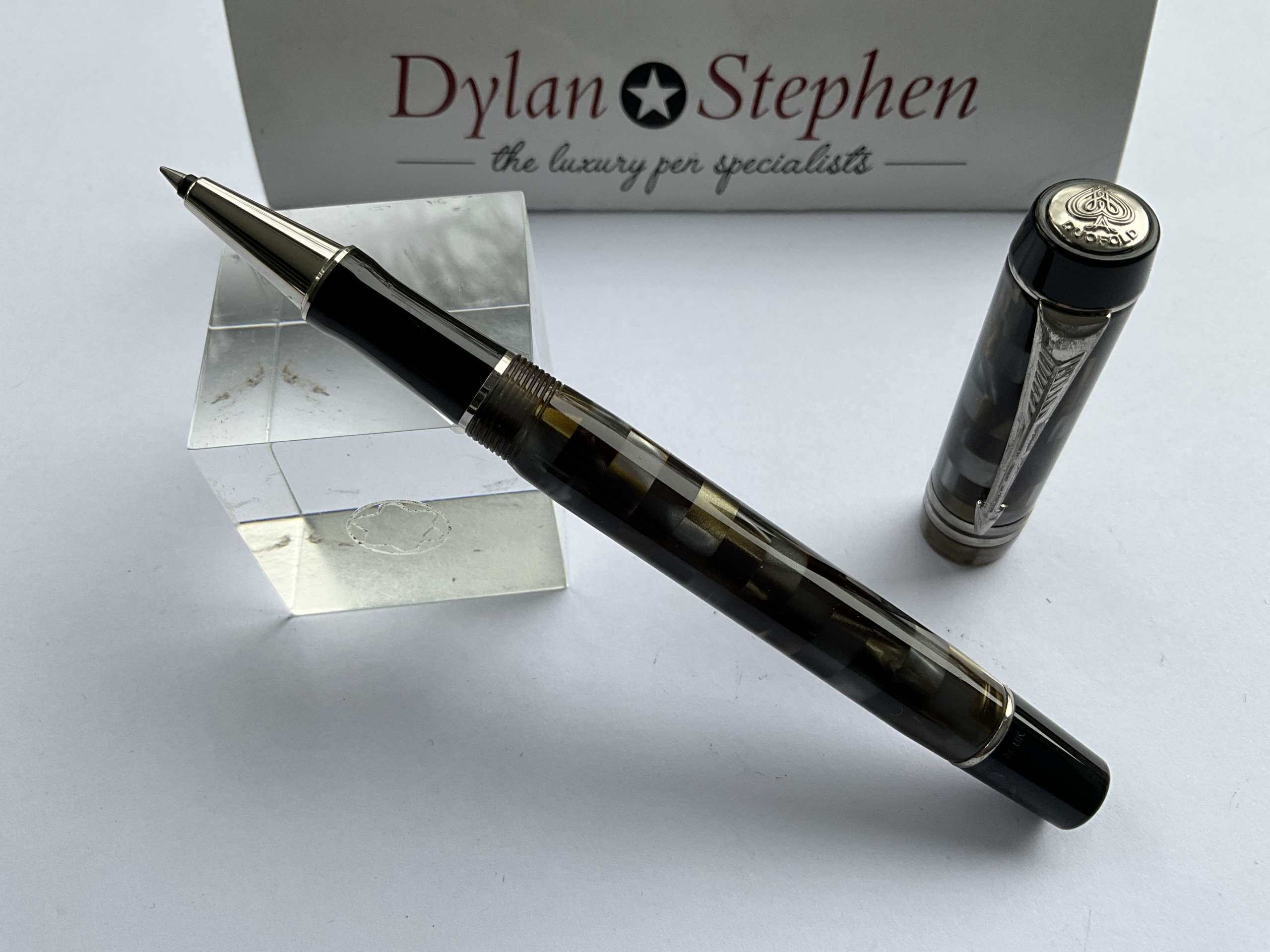 Parker Duofold Green Check Special Edition Rollerball Pen