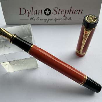 Parker Duofold International Orange fountain pen