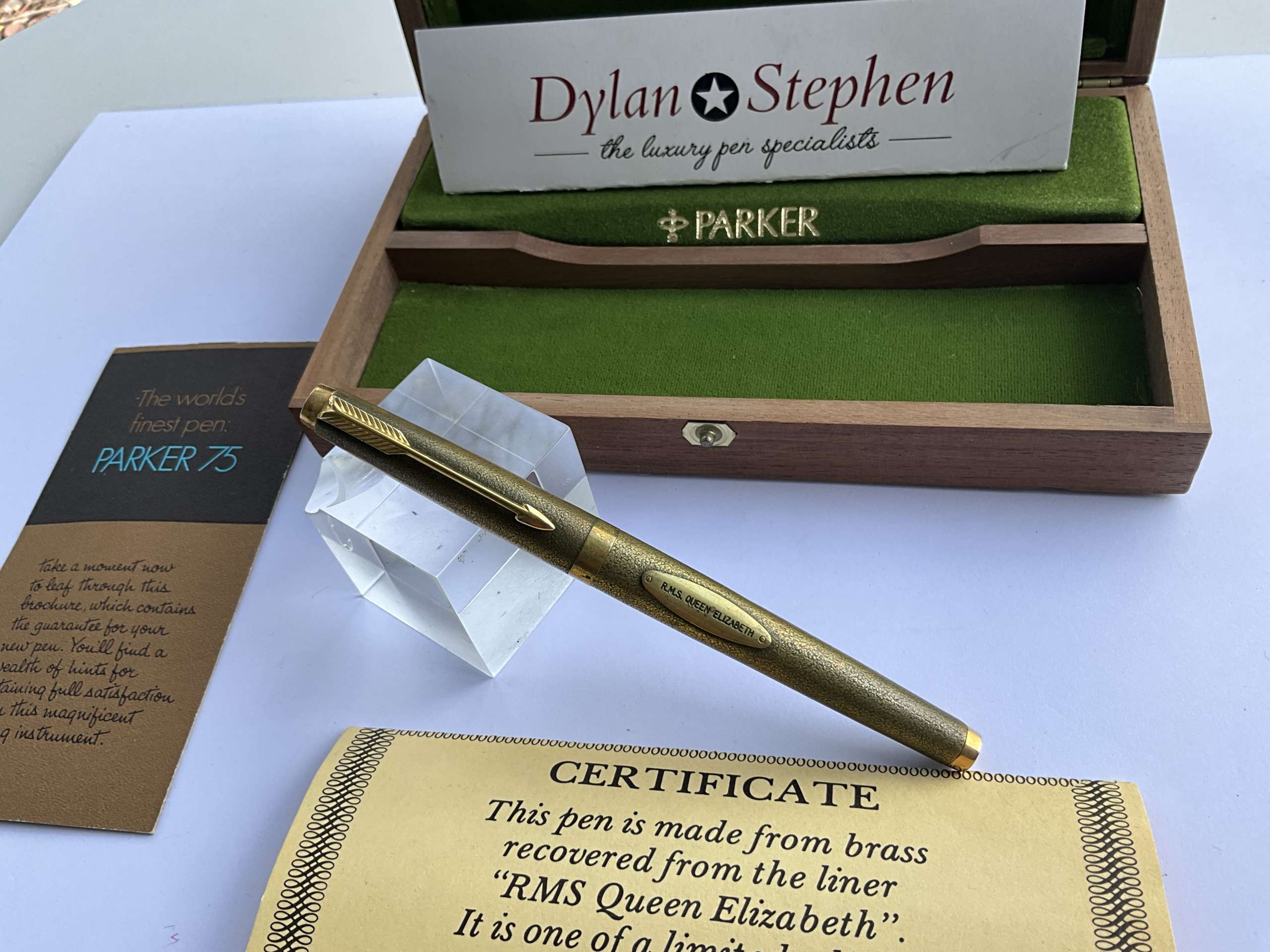 Parker 75 R.M.S. Queen Elizabeth Limited Edition fountain pen - Image 6