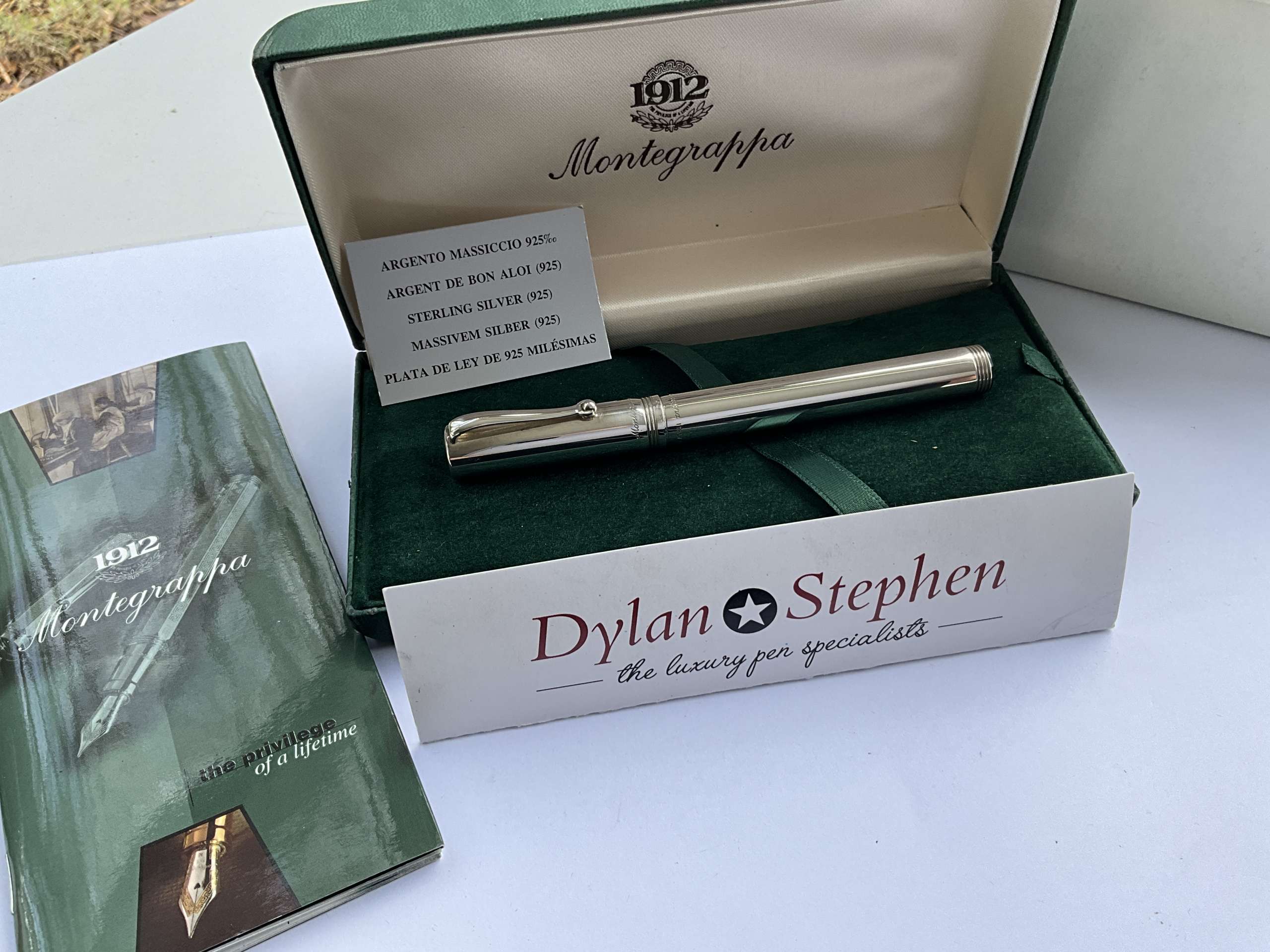 Montegrappa Reminiscence 925 Sterling Silver fountain pen - Image 8