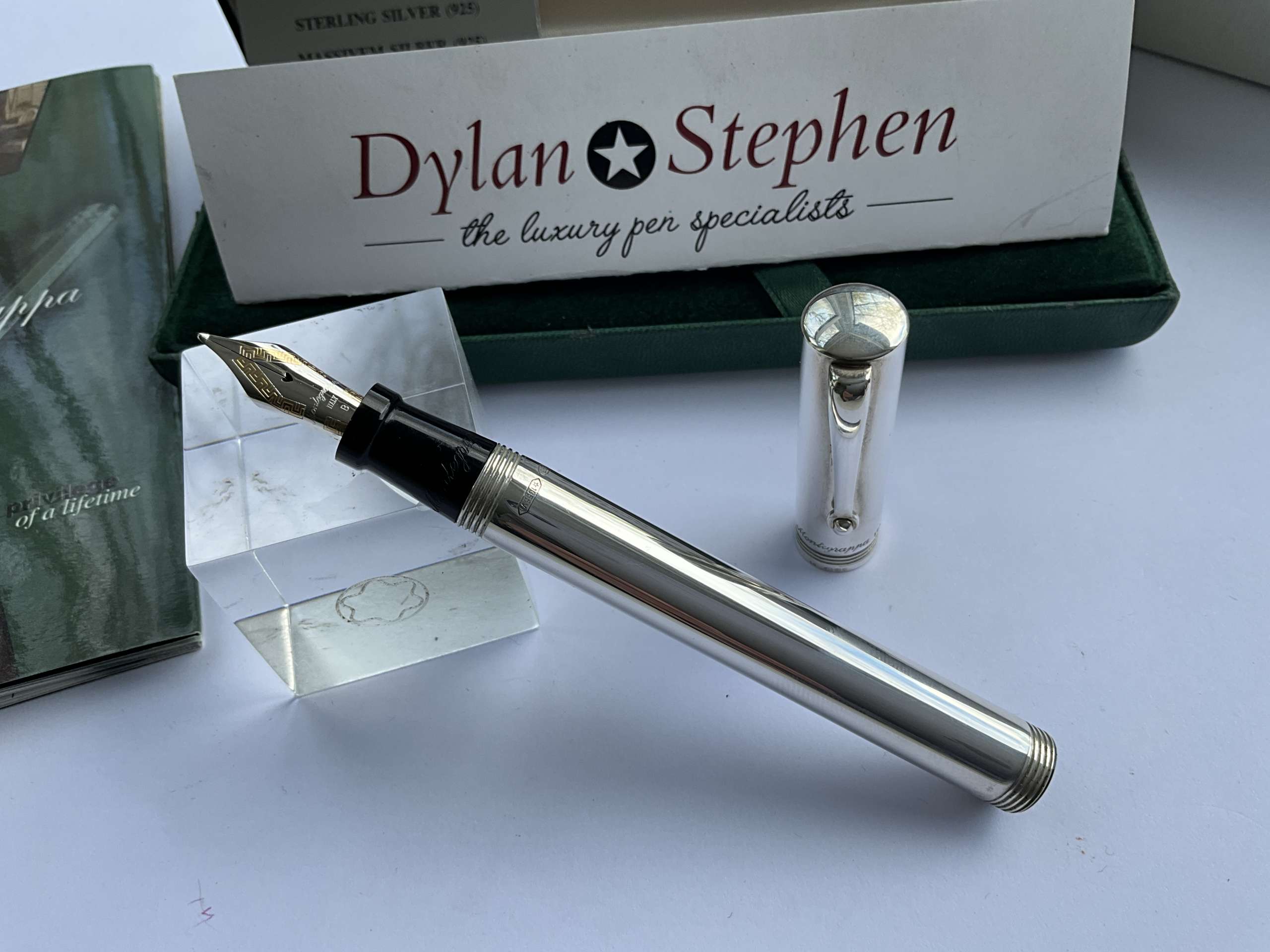 Montegrappa Reminiscence 925 Sterling Silver fountain pen