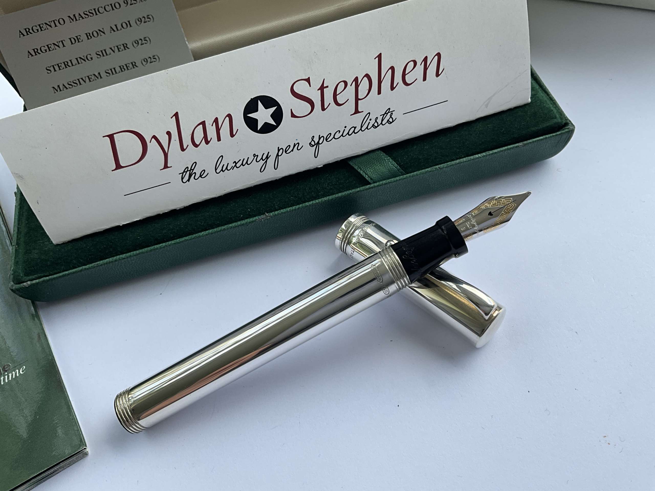 Montegrappa Reminiscence 925 Sterling Silver fountain pen - Image 6