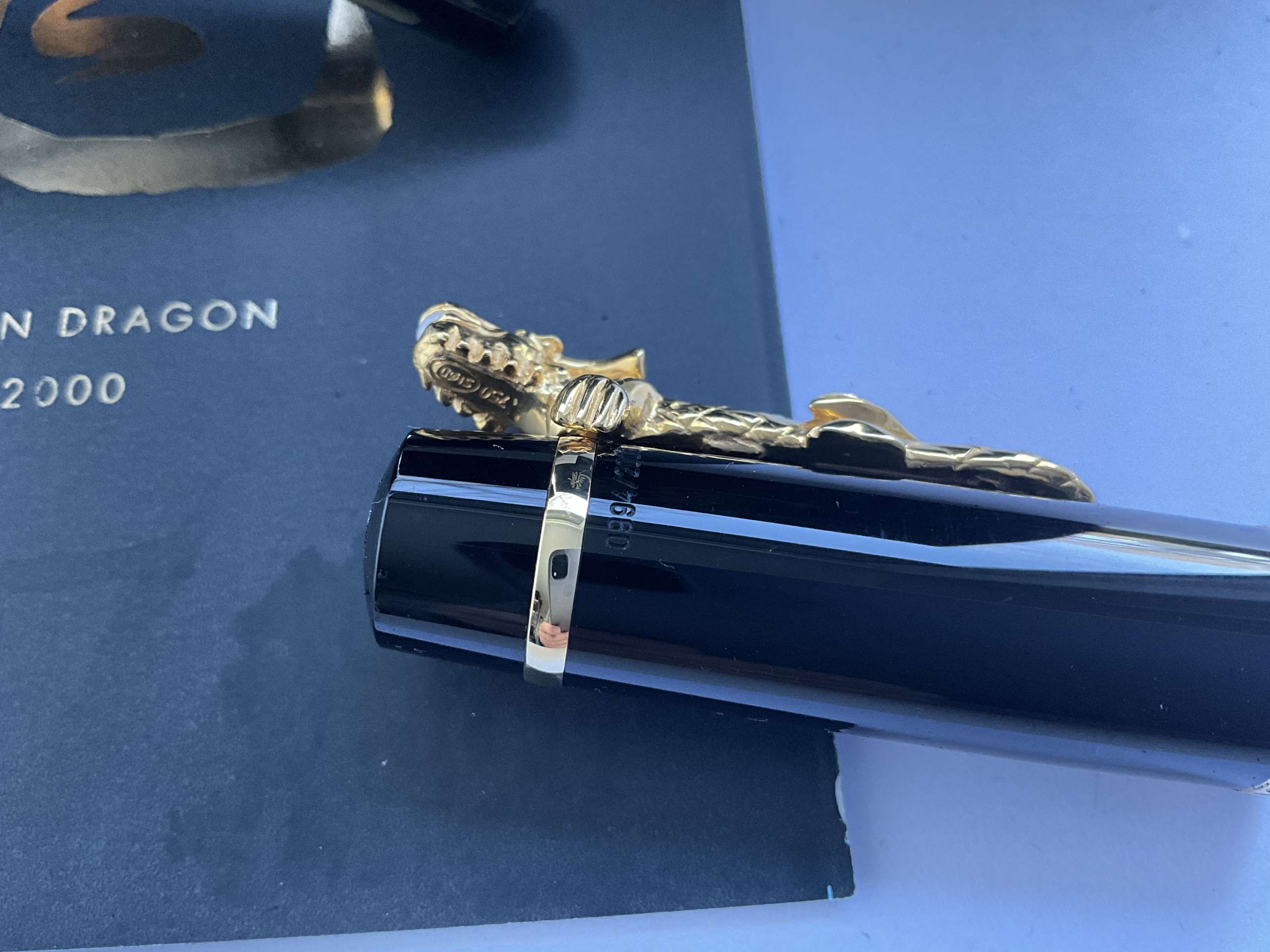 Montblanc Year of The Golden Dragon Limited Edition 2000 Fountain Pen - Image 4