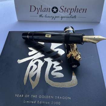 Montblanc Year of The Golden Dragon Limited Edition 2000 Fountain Pen