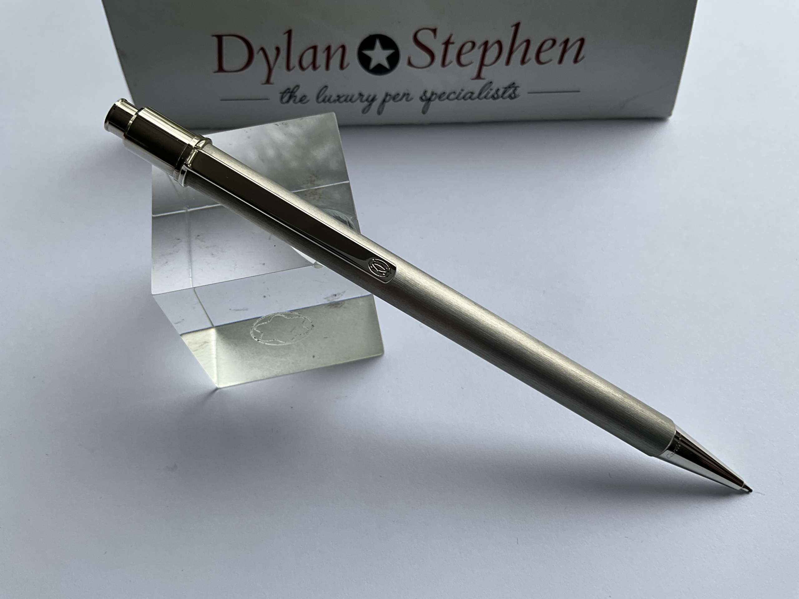 Cartier Must de Cartier Brushed Steel Mechanical Pencil