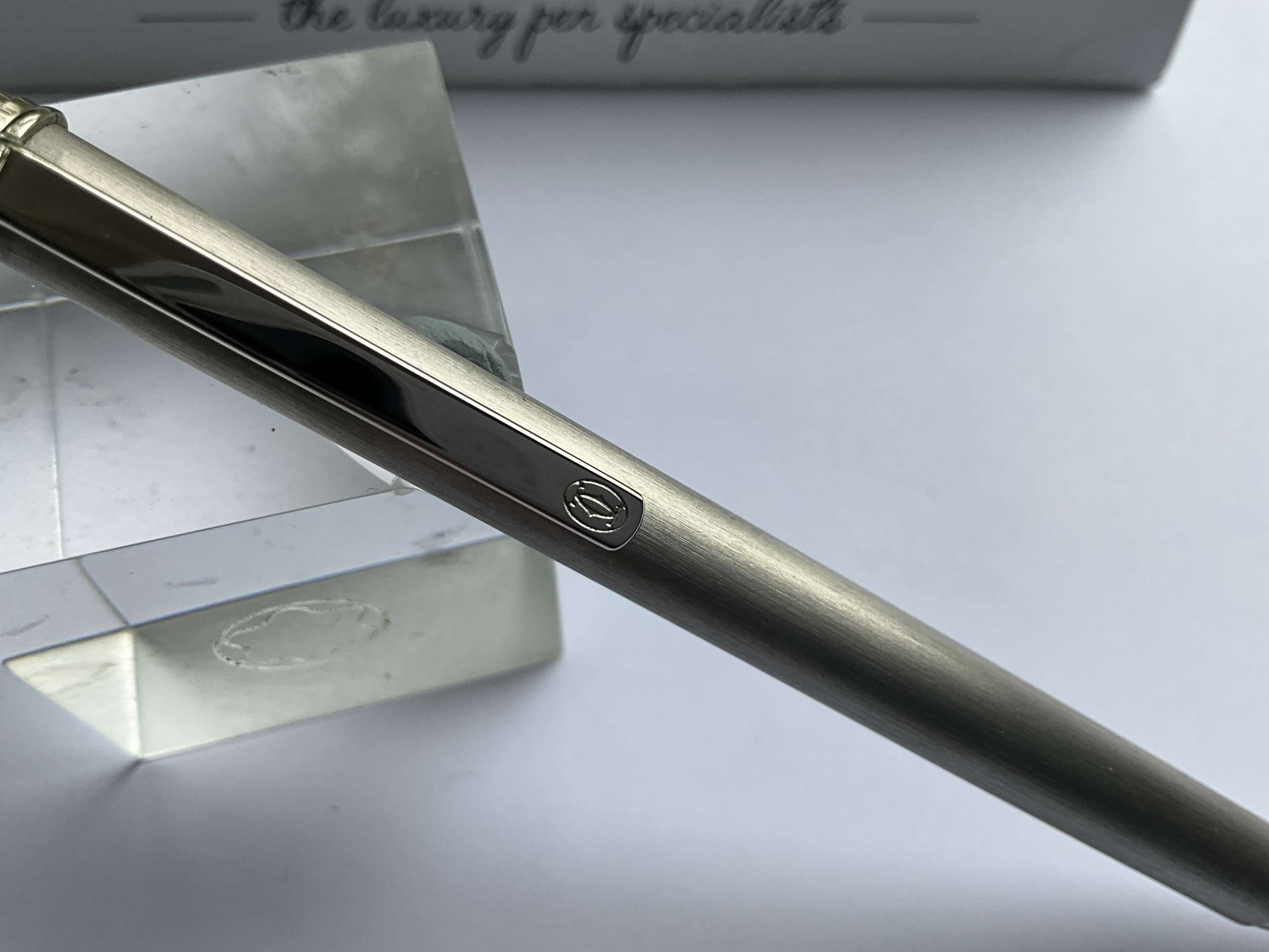 Cartier Must de Cartier Brushed Steel Mechanical Pencil - Image 3