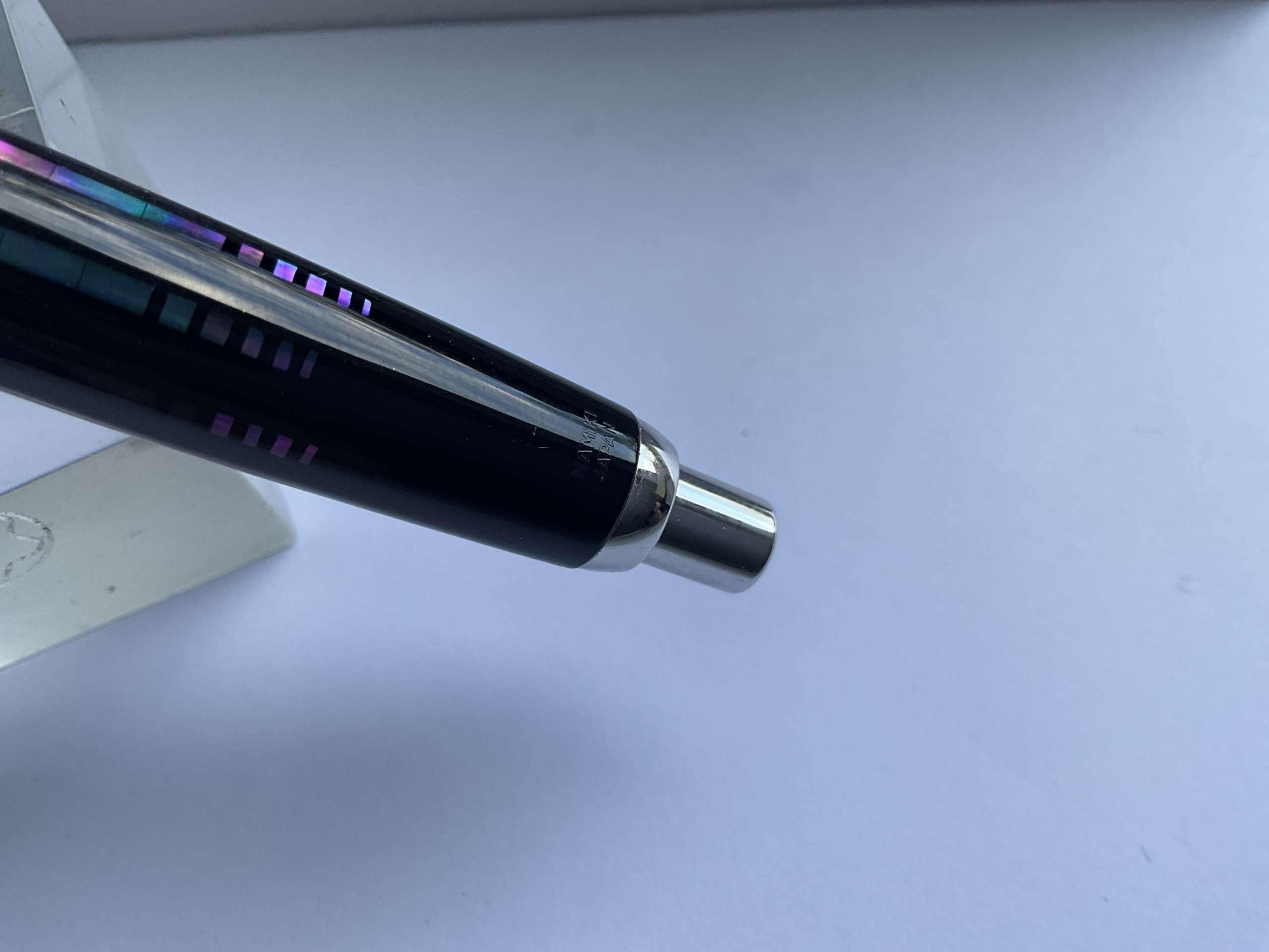 Pilot Namiki Capless Vanishing Point Raden Stripe Fountain Pen - Image 3