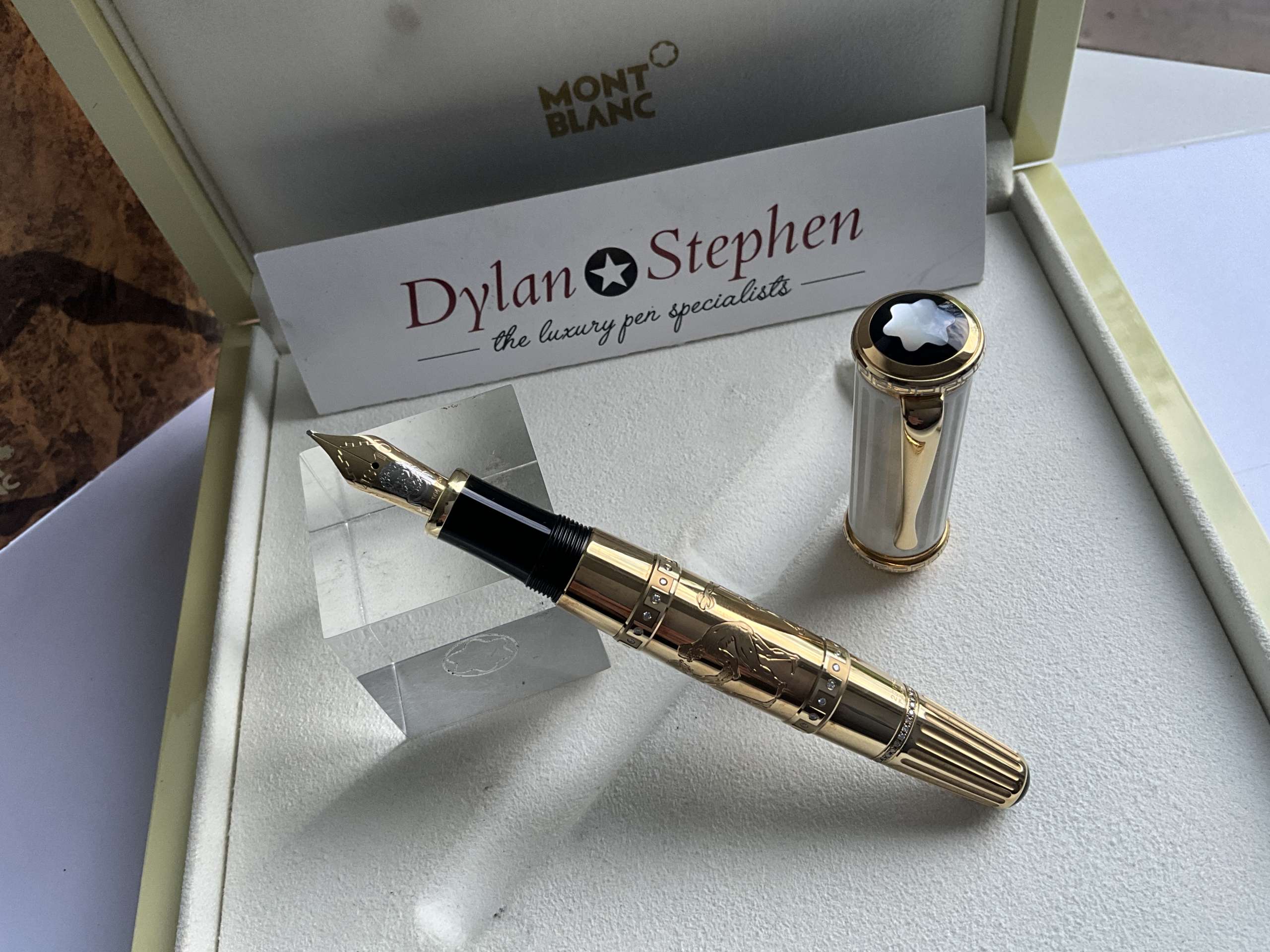 Montblanc The Ancient Games Limited Artisan Edition fountain pen