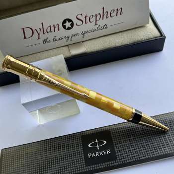 Parker Duofold Citrine Checked Special Edition Ballpoint Pen